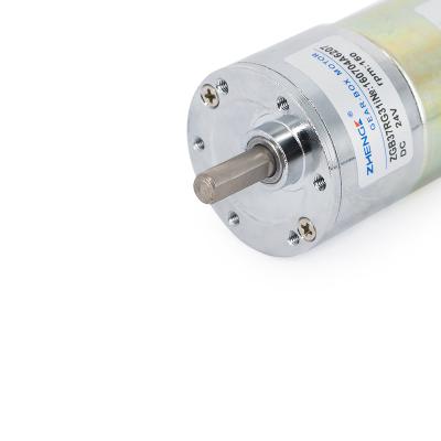 China Mahjong table 12v DC gear motor ZGB37RG 37mm diameter 110RPM 1.4KG RATIO 1/31.6 for sale