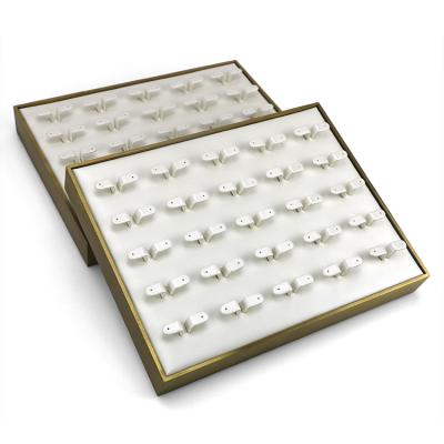 China Custom jewelry display trays disply XIANGYU for cheap leather earrings jewelry tray for sale