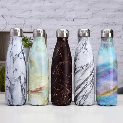 China PORTABLE 500ml Insulated Gym Drink Bottles Stainless Steel Water Bottle With Custom Logo for sale