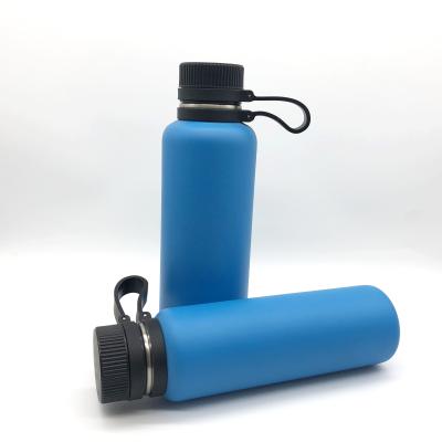 China PORTABLE Vacuum Cup Stainless Steel Design Handle Reusable Silicone Sports Tumbler for sale