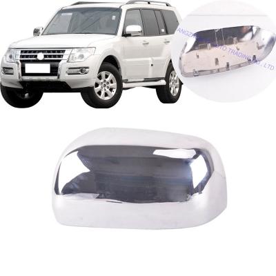 China Housing Shell For Mitsubishi Pajero V93 V73 1998 Electro Trim Cover Rearview Mirror Cover Rear View Mirror Cover 1999 2000 2001 2002-2018 for sale