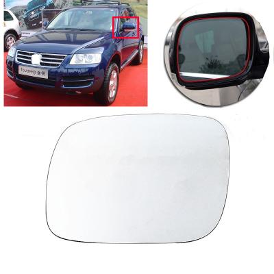 China With Heater With Rearview Mirror Rear View Mirror Lens Door Side Mirror Glass Heater For VW Touareg 2003 2004 2005 2006 2007 for sale