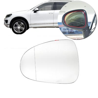 China With Heater With Rearview Mirror Rear View Mirror Lens Door Side Mirror Glass Heater For VW Touareg 2011-2017 for sale