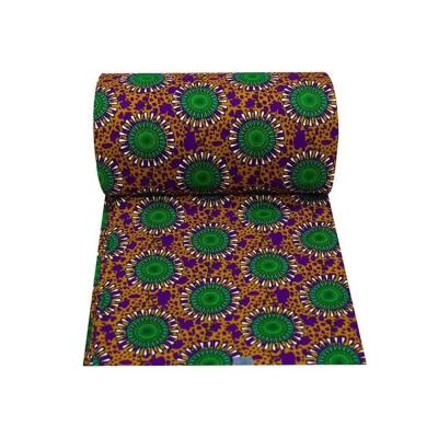 China Memory Spandex Wax Printed Woven 100% Polyester Made In China African Fabric for sale