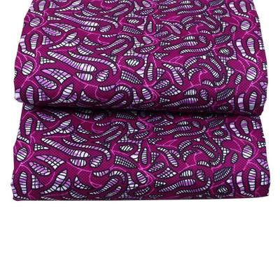 China Next Generation African Print Imitation Polyester Memory 100% African Wax Fabric for sale