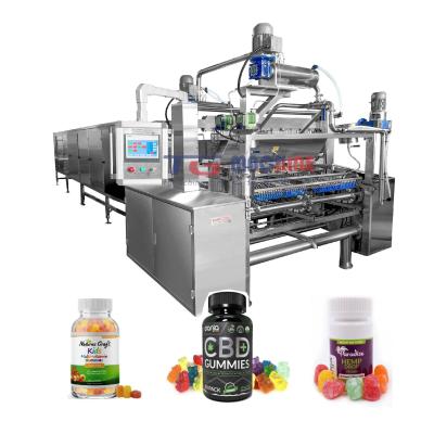 China food & Beverage Factory Most Popular Automatic Colors Gummy Candy Jelly Making Machinery Food for sale