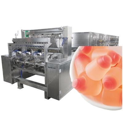 China Food Processing Machine Gummy Candy Making Machine with Gummy Candy Mold and Gummy Bear Packing Machine for Bottle for sale