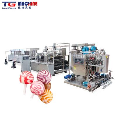 China food & Automatic Beverage Factory Ball Shape Lollipop Making Machine Lollipop Candy Depositing Line for sale