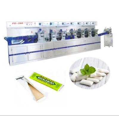 China food & Shanghai Food and Beverage Factory Wooden Case 304 Stainless Steel Beverage Factory Multifunctional Bubble Gum Chewing Production Line for sale