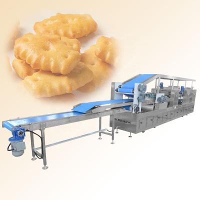 China Automatic Snack Plant 200kg Biscuit Making/Drop/Forming Machine Production Line for sale