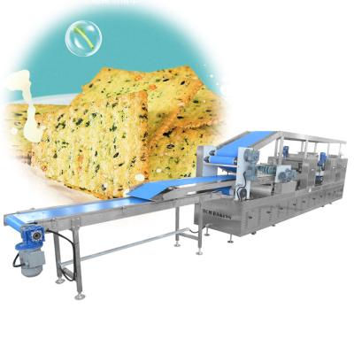 China Automatic Bakery Equipment Small Long Service Cookies And Biscuit Making Baking Machine for sale