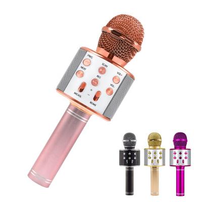 China Handheld Microphone Kids Karaoke Wireless Microphone with Speaker, Portable Handheld Karaoke Player Party KTV Music Singing Home Game for sale