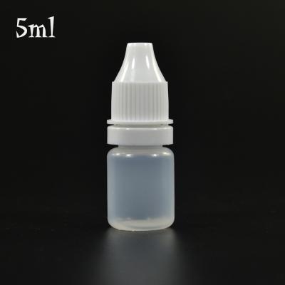 Cina 5ml 10ml 20ml 30ml Twist Cap Plastic Bottles tamper cap liquid dropper plastic vial bottle in vendita