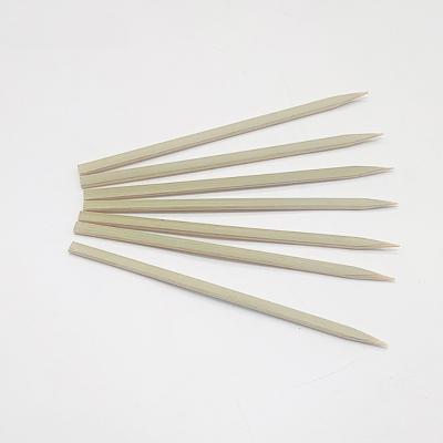 China Eco-friendly Disposable Bamboo Flat BBQ Grill Bamboo Skewers Easily Cleaned For Sale for sale