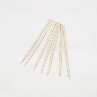 China New Eco Friendly Square Bamboo Stick Easily Cleaned Turkish Kebab Flat Spits For Outdoor Barbecue for sale