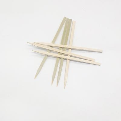 China Good Quality Eco Friendly Easily Cleaned Disposable Kabab Flat Bamboo Skewers For Mid East Market for sale