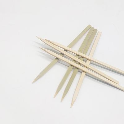 China Wholesale Easily Cleaned Flat Bamboo Barbecue Skewer Kebad Skewer Grill For Big Meat for sale