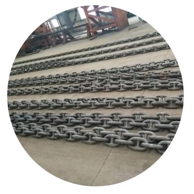 China Cast Steel 42MM G3 NK Supplies Stud Anchor Chain Boat Marine Anchor Chain for sale