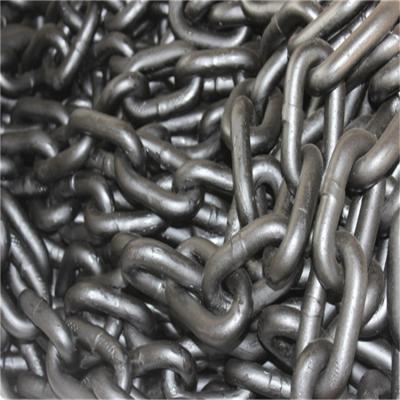 China Marine Boat Boat ANCHOR CHAIN ​​FOR PORT/STBD ANCHOR 90MM Diameter GRADE 3a STEEL LINK ANCHOR CHAIN for sale