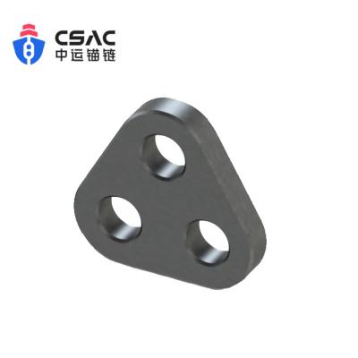 China Marine Boat Anchor Chain Or Beacon Chain Steel Triangle Plate Mooring Brake for sale