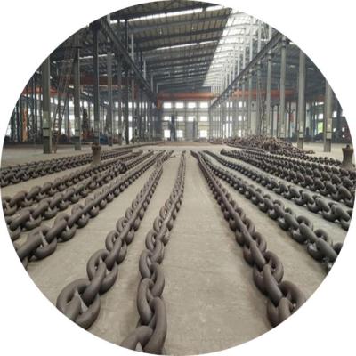 China Anchor chain diameter 46mm U2 grade anchor chain with KR LR ABS CCS cert mooring. - equipment for sale