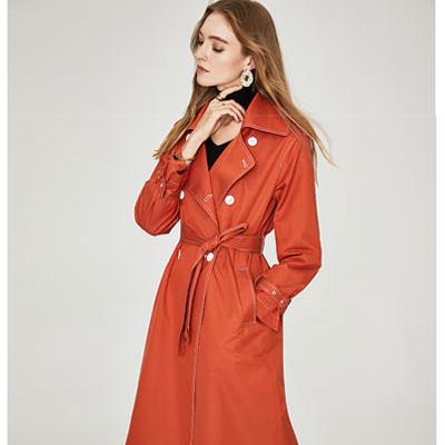 China Anti-Shrink Latest Fashionable Orange Women Anorak Jackets for sale