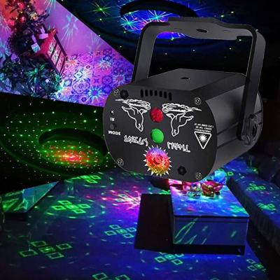 China Factory Wholesale Theme Park Mini Stage Projector Light 8W Laser DJ Disco Party Holiday Projection Night Lamp For KTV Disco Stage Light for sale