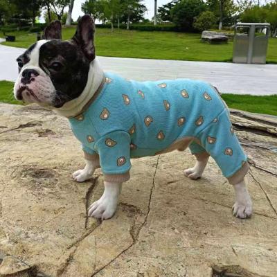 China Autumn And Winter Pet Apparel Stocked Jumper Suit High Quality Cotton Dog Stretch Clothing Thick Warm Quadruped Wholesale for sale