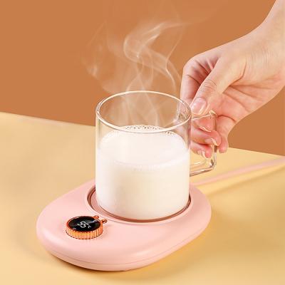 China Household Cup Heaters Mug Warmer Mini Cup Heater Desktop Coaster For Coffee Milk Tea 3 Temperatures Protection Adjustable Heater Gifts for sale