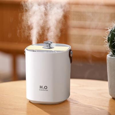 China Hang Design 1200ml USB Outdoor Wireless Air Humidifier Rechargeable Dual 4000mAh Battery Equip Nano Ultrasonic Mist Nozzle Maker For Home for sale