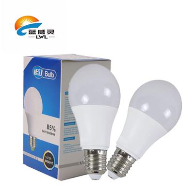 China Warehouse Plastic Aluminum 3w 5w 7w 9w 12w 15w 18w 24w E27 B22 Led Bulb Light for sale