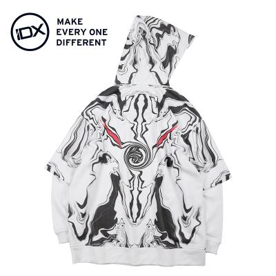 China Breathable IDX Fashion Breathable Custom Original Cotton For Two Fake Mens Hoodies for sale