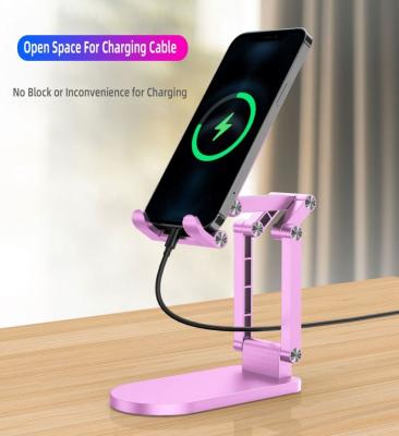 China Factory Price Multi Functional Adjustable Mobile Phone Backrest Bracket Adjustable Desk Shelf For All Smartphones for sale