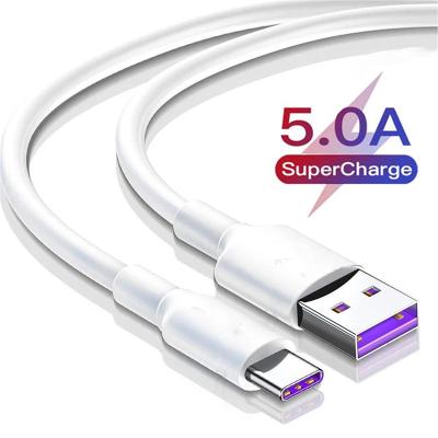 China High Quality Mobile Phone Type-C 5A USB Cable Fast Charger Cable Mobile Phone Fast Charging Data Cable for sale