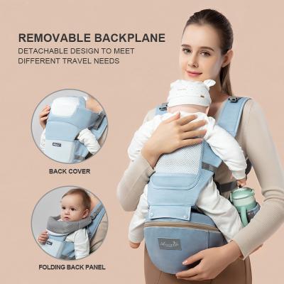 China Fabric 3In1 Simple Hip Seat Fancy Breathable Ergonomic Multifunctional Baby Carrier for sale