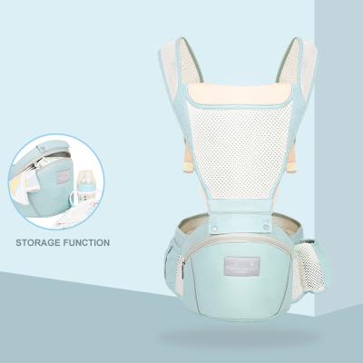 China Simple Luxury 4 in 1 Ergo Sling Designer Cotton Waist Belt Convertible Baby Carrier for sale