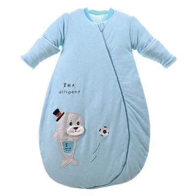 China Spring and Autumn Child Long Sleeve Organic Cotton Baby Sack Breathable Infant Sleeping Bag for sale