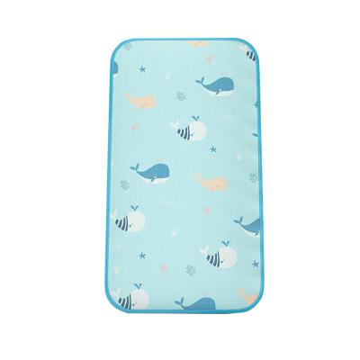 China Foldable Cute Cartoon Kids Cooling Bed Cushion Hutch Cool Sleep Mat Baby Breathable Infant Summer for sale