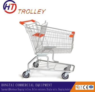 China Durable Exhibition / Retail Shopping Trolleys Steel Material , Castor Size 4” for sale