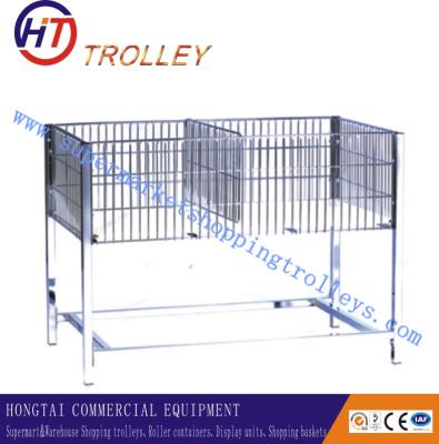 China Foldable Sample Display Racks  , Stainless Wire Display Cage for sale