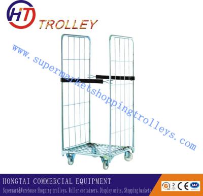 China Light Weight Airport Folding Warehouse Hand Trolley For Transport Food , Beverage for sale