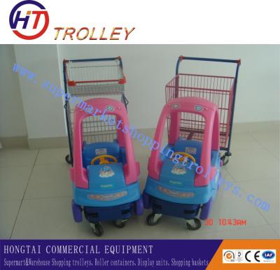 China Carretilla plástica al por menor de las compras para guardar al bebé, niño/carro de la compra de los niños en venta