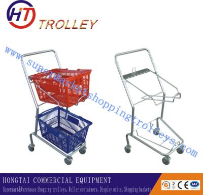 China Personal Grocery Store Supermarket Shopping Carts Trolley Japanese Style for sale