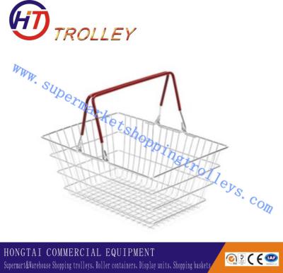 China Mesh Handling Wire Metal Toy Shopping Basket Unfoldable For Big Shop for sale