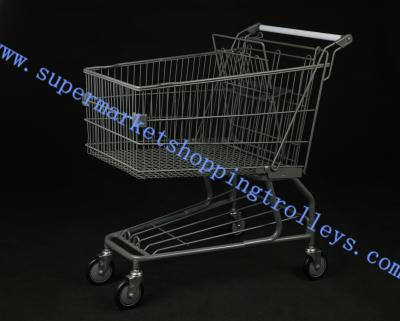 China American Lke Grocery Store Four Wheel Shopping Trolley Cart with Baby Seat for sale