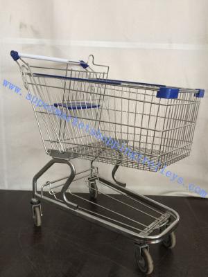 China German Style Wire Shopping Rolling Trolley With Telescopic Handle for sale