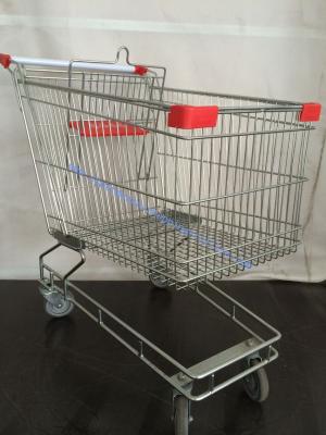 China Large Volume Metal Steel Australia Shopping Cart Four Wheel with Child Seat for sale