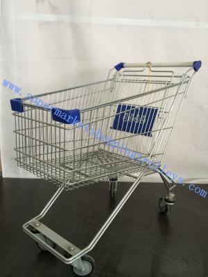 China 125L Russia Wire Supermarket Shopping Trolleys with Baby Seat for sale