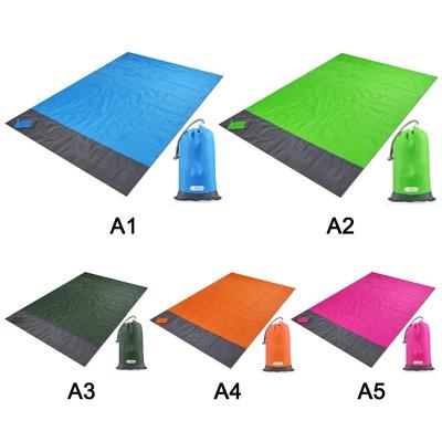 China Travel Camping Mat with Bag Portable Lightweight Rip-Stop Nylon Digital Printing Covering Lightweight Nylon Blanket for sale