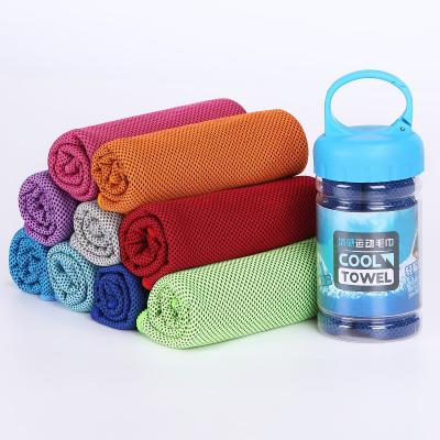 China Water Absorption Cooling and Heatstroke Prevention Towel Cold Quick-drying Sports Cold Towel Outdoor Microfiber Printed Sports Towel for sale